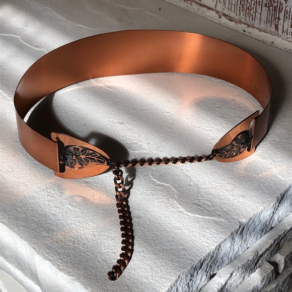 COPPER VINTAGE BELT - Picture 3 of 11